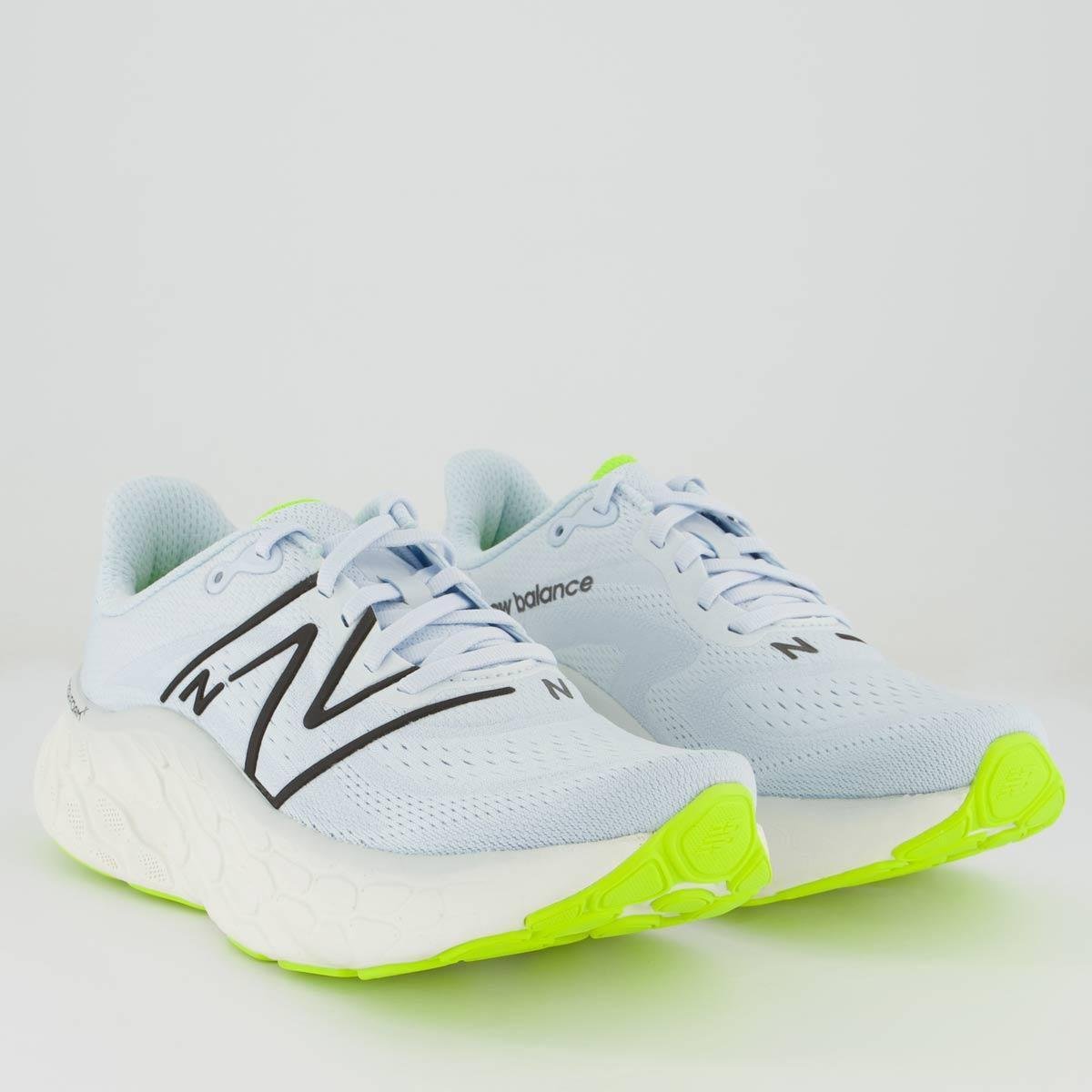 Tênis New Balance Fresh Foam X More V4 Feminino - Azul Claro