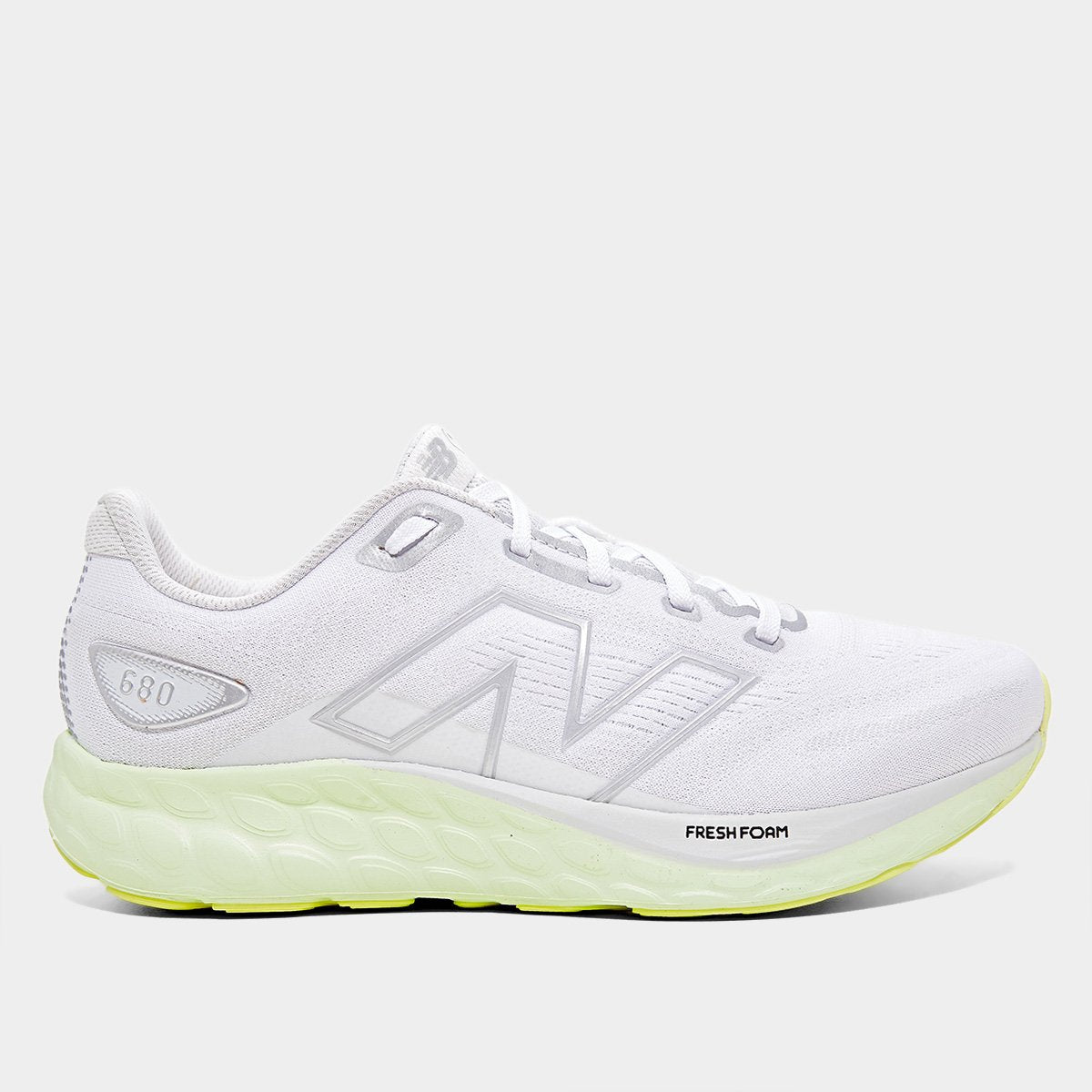 Tênis New Balance Fresh Foam 680 V8 - Off White