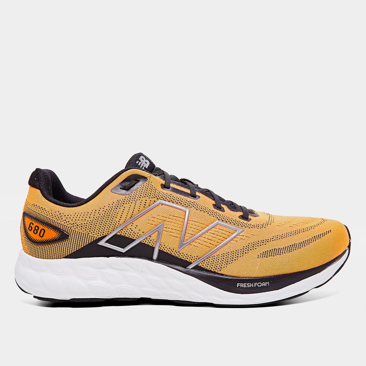 Tênis New Balance Fresh Foam 680 V8 Masculino - Laranja