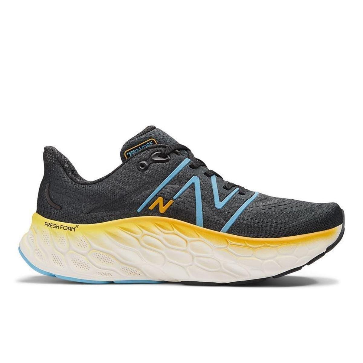 TENIS NEW BALANCE FRESH FOAM X MORE V4 MASCULINO - Preto+Azul