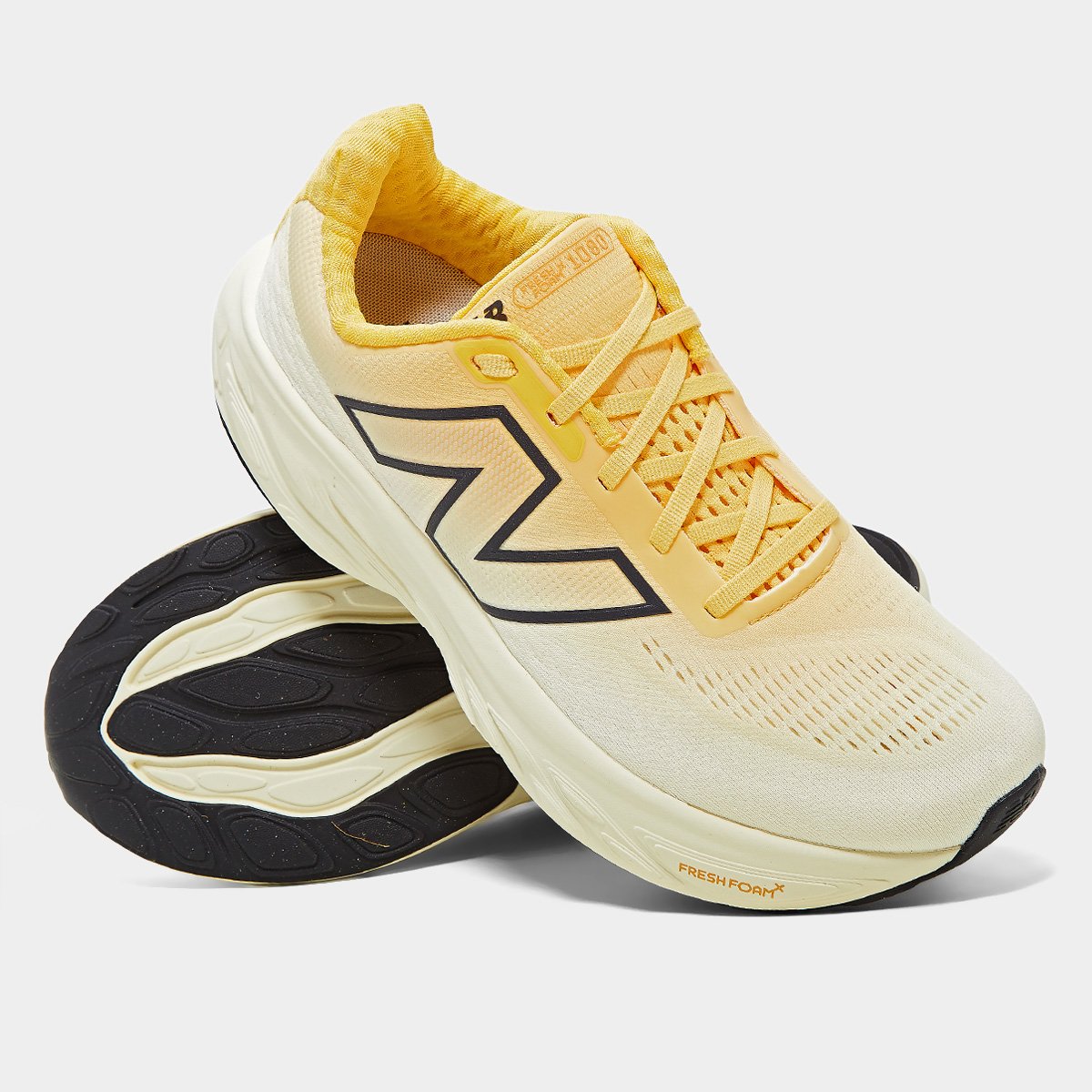 Tênis New Balance Fresh Foam X 1080 V14 Masculino - Amarelo Claro