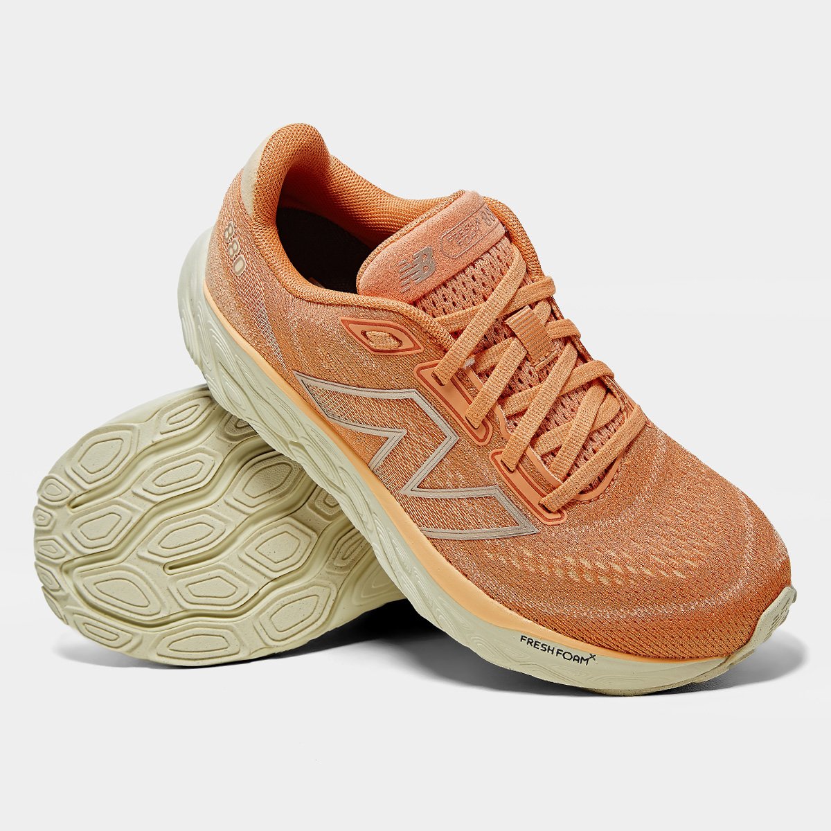 Tênis New Balance Fresh Foam X 880 V14 Feminino - Laranja Claro