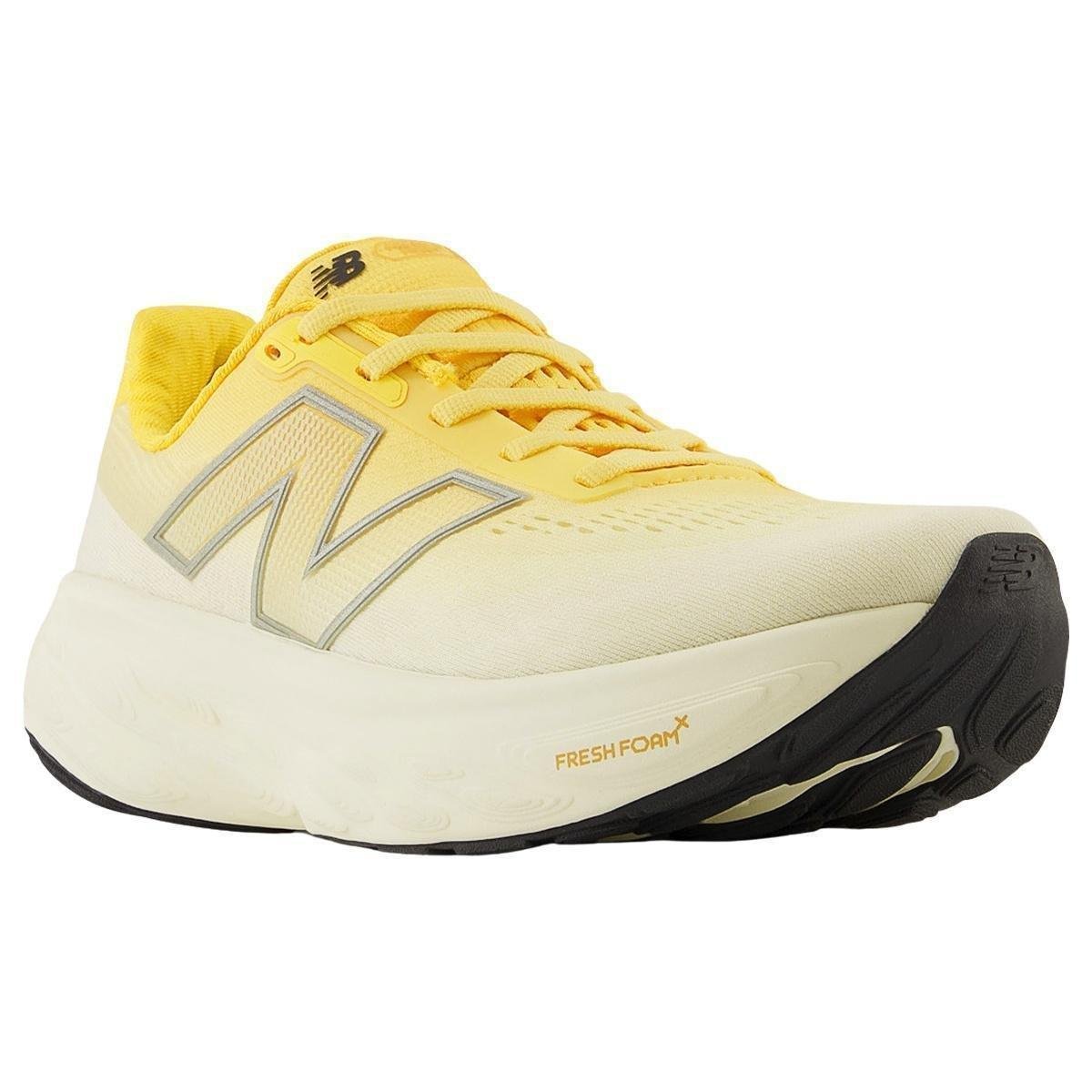 Tênis New Balance Fresh Foam X 1080 V14 Feminino Original - Amarelo+Branco