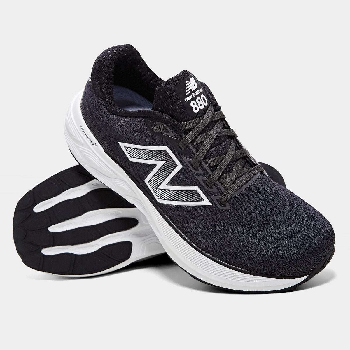 Tênis New Balance Fresh Foam x 880 V15 Masculino - Preto+Branco
