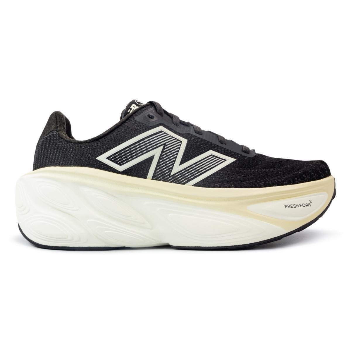 Tênis New Balance Masculino Fresh Foam X More V5 Corrida - Preto+Areia