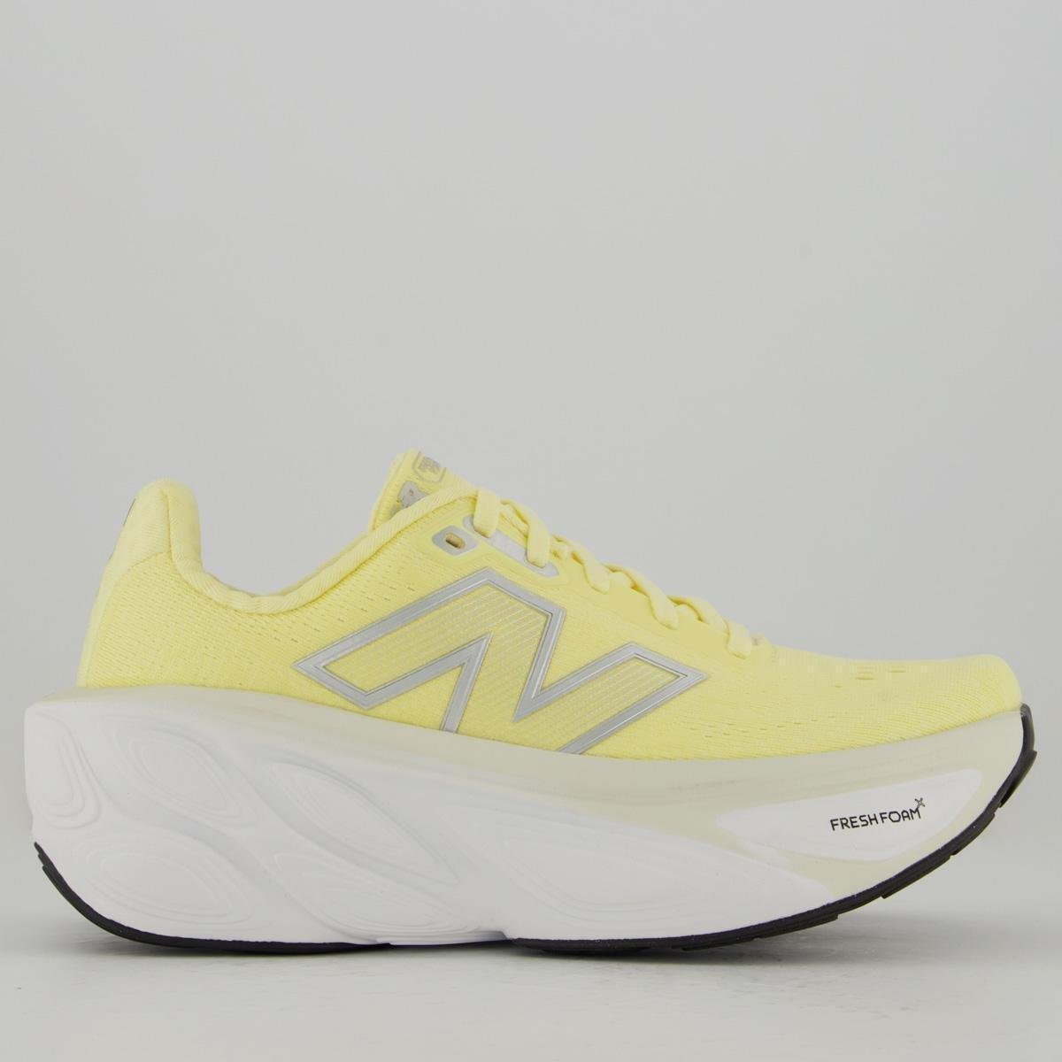 Tênis New Balance Fresh Foam X More V5 Feminino - Amarelo