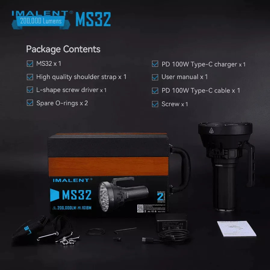 Lanterna Mais Potente 200.000 Lúmens Envio Nacional