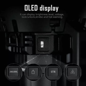 Lanterna Mais Potente 200.000 Lúmens Envio Nacional