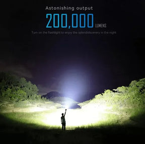 Lanterna Mais Potente 200.000 Lúmens Envio Nacional