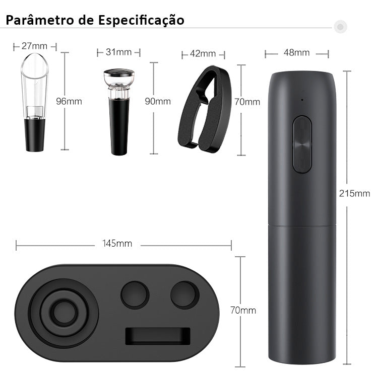 Abridor Elétrico de Vinho